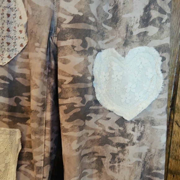 229 POL Camouflage Patchwork Joggers - Picture 5 of 11